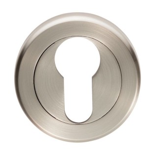 4FireDoors Euro Profile Escutcheon Satin Nickel 51mm 2 Pack