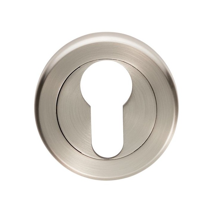 4FireDoors Euro Profile Escutcheon Satin Nickel 51mm 2 Pack