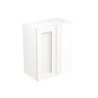 Flatpack Closed Corner Wall Unit Shaker Ultra Matt White 600mm - FKKH0516
