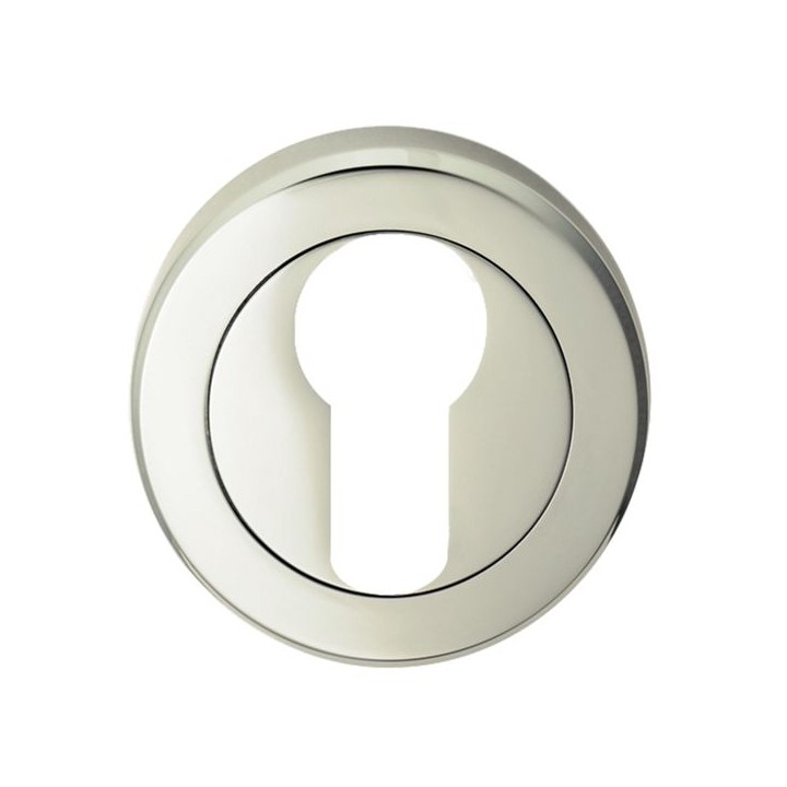 4FireDoors Euro Profile Escutcheon Chrome 51mm 2 Pack