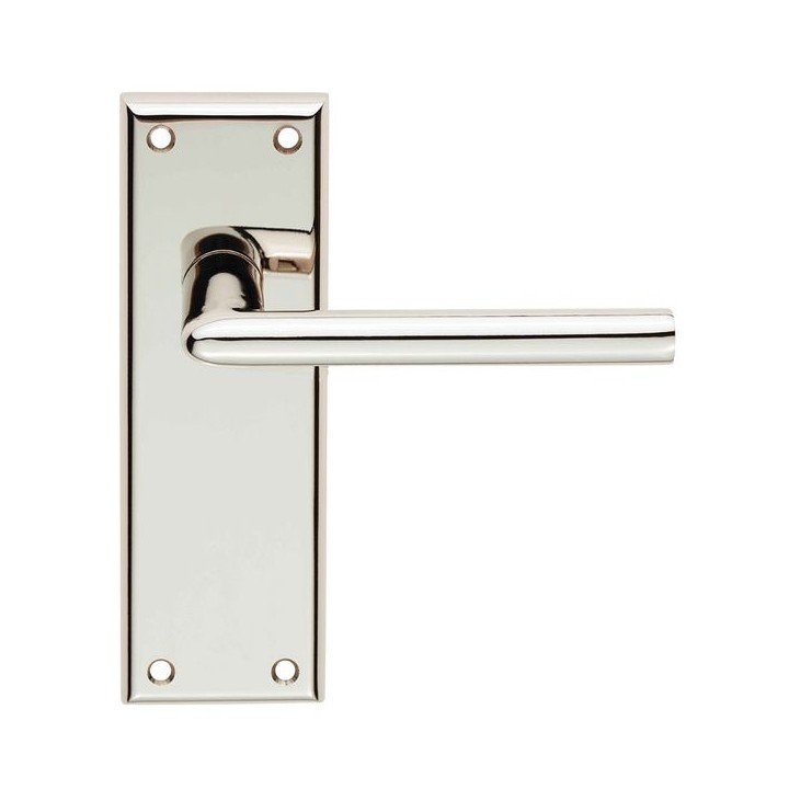 4FireDoors Vogue Lever Handle On Back Plate Chrome