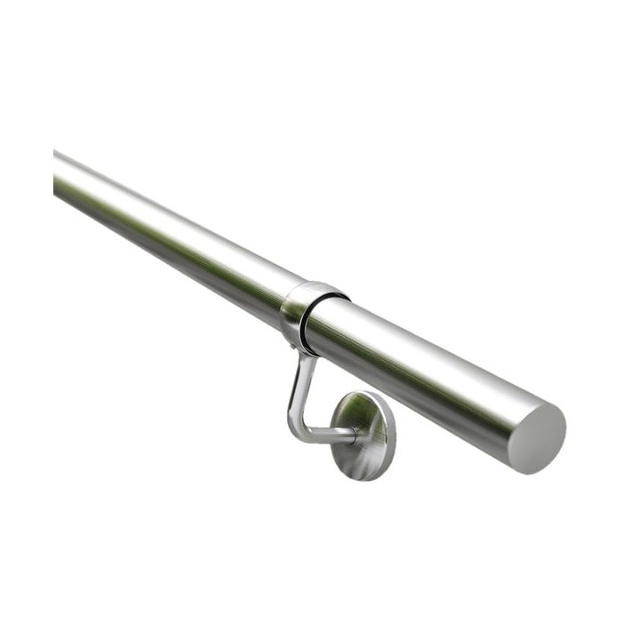 Rothley Handrail Kit Brushed Stainless Steel  3 x 1.2m