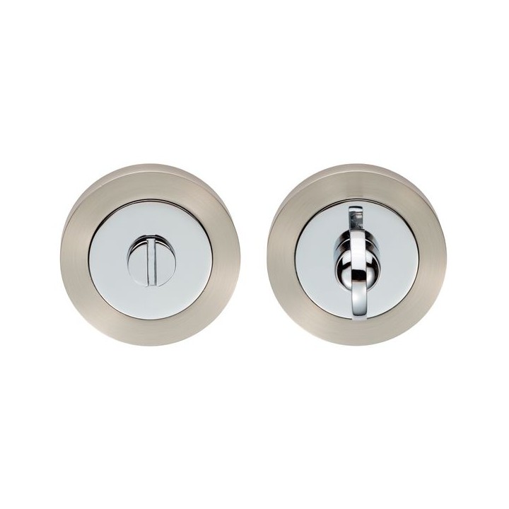 Carlisle Brass Turn & Release On Concealed Fix Round Rose Satin Chrome