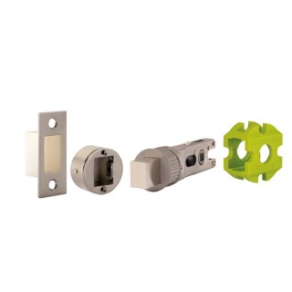 Jigtech Smart Standard Bathroom Bolt 57mm Backset Satin Nickel Plated