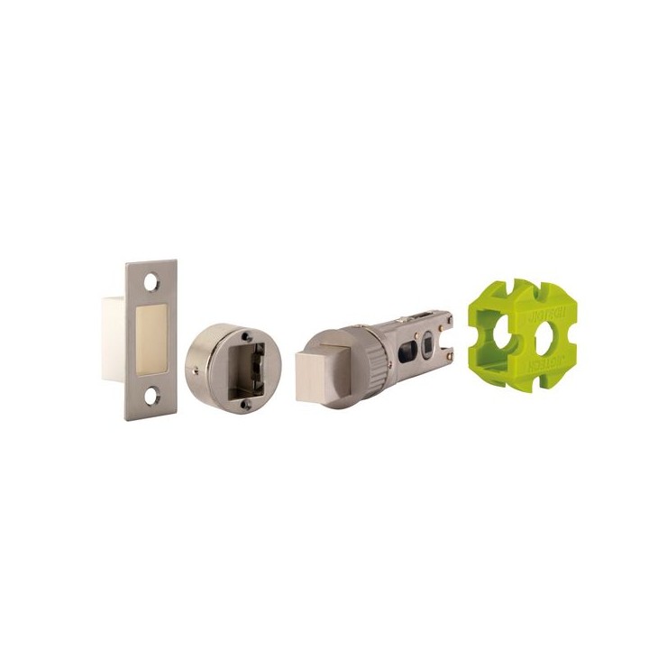 Jigtech Smart Standard Bathroom Bolt 57mm Backset Satin Nickel Plated