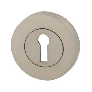 Hafele Olton Escutcheon Standard Lock Satin Nickel