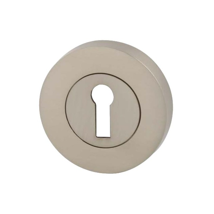 Hafele Olton Escutcheon Standard Lock Satin Nickel