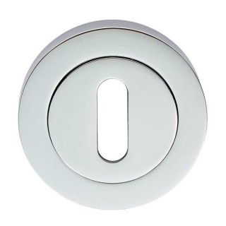 Carlisle Brass Escutcheon Lock Profile On Concealed Fix Round Rose Polished Chrome