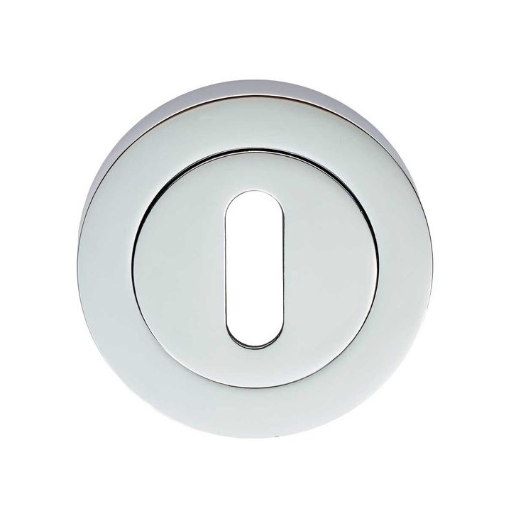 Carlisle Brass Escutcheon Lock Profile On Concealed Fix Round Rose Polished Chrome
