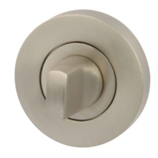 Hafele Olton Escutcheon Bathroom Turn Satin Nickel