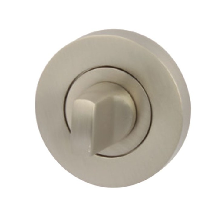 Hafele Olton Escutcheon Bathroom Turn Satin Nickel