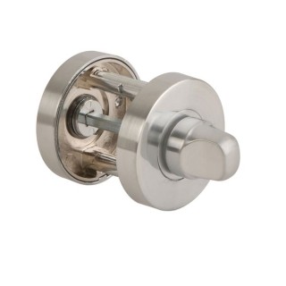 Jigtech Round Bathroom Turn & Release Set Satin Chrome Plated