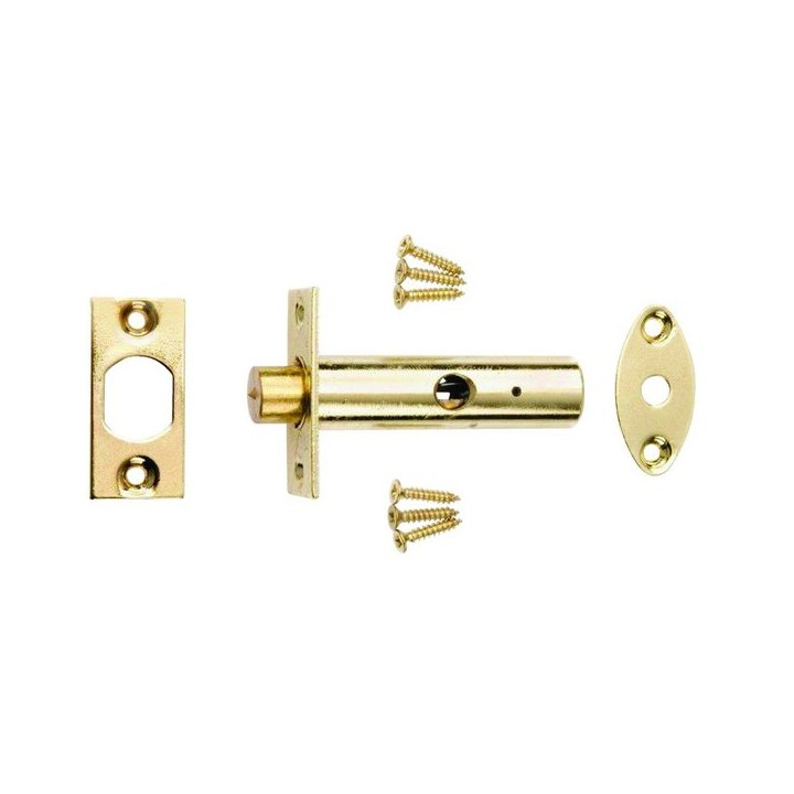 4Trade Brass Security Door Rack Bolt