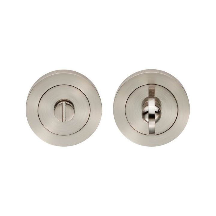 Carlisle Brass Turn & Release On Concealed Fix Round Rose Satin Nickel