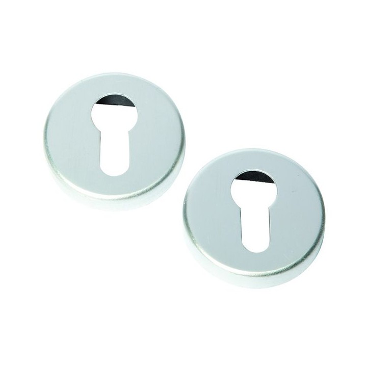 4FireDoors Euro Profile Escutcheon Satin Stainless Steel