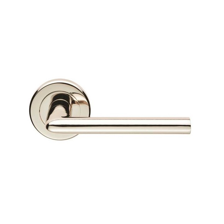 Carlisle Brass Serozzetta Dieci Lever On Rose Polished Nickel - Polished Nickel