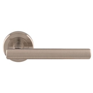 Carlisle Brass Settanta Lever On Round Rose Sn - Satin Nickel