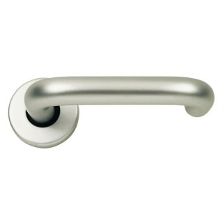 4FireDoors Round Bar Lever On Round Rose 19mm