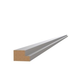 Modern Cornice or Pelmet for Ultra Matt Dust Grey Slab 2745mm - FKKF0824