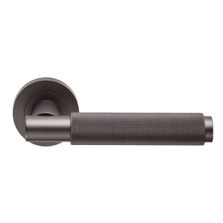 Carlisle Brass Varese Knurled Lever On Rose - Matt Bronze