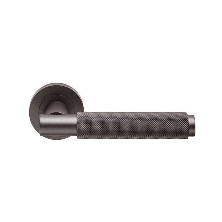 Carlisle Brass Varese Knurled Lever On Rose - Matt Bronze