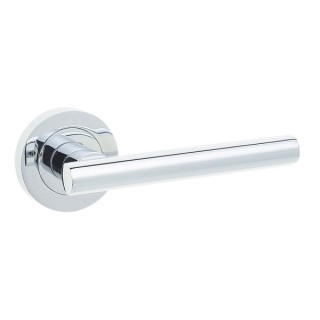 Frelan Hardware Jedo Petra Lever On Rose Polished Chrome
