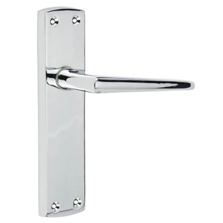 Frelan Hardware Jedo Bray Lever Latch Handle Set Polished Chrome