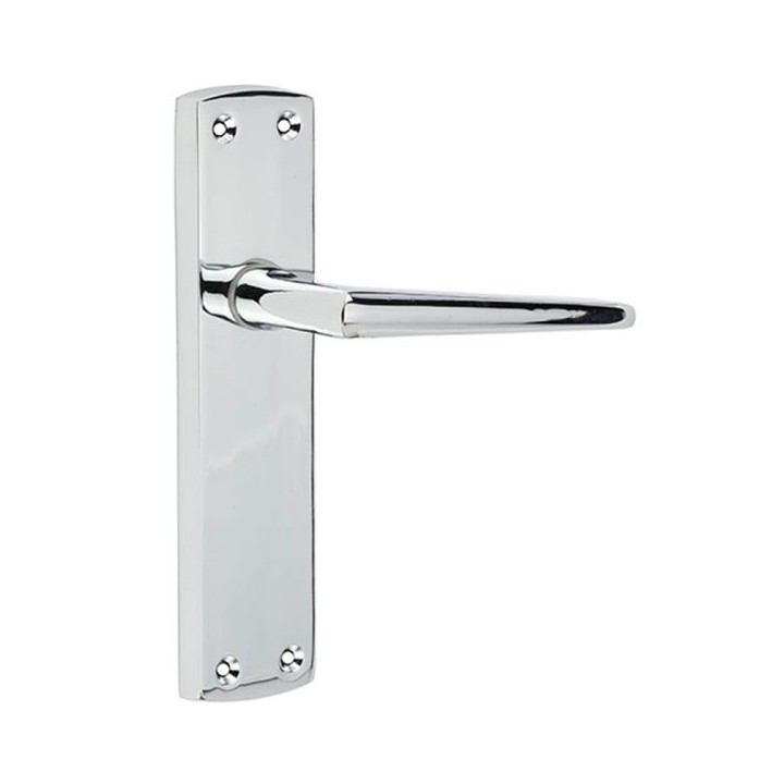 Frelan Hardware Jedo Bray Lever Latch Handle Set Polished Chrome