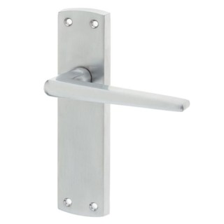 Frelan Hardware Jedo Bray Lever Latch Handle Set Satin Chrome