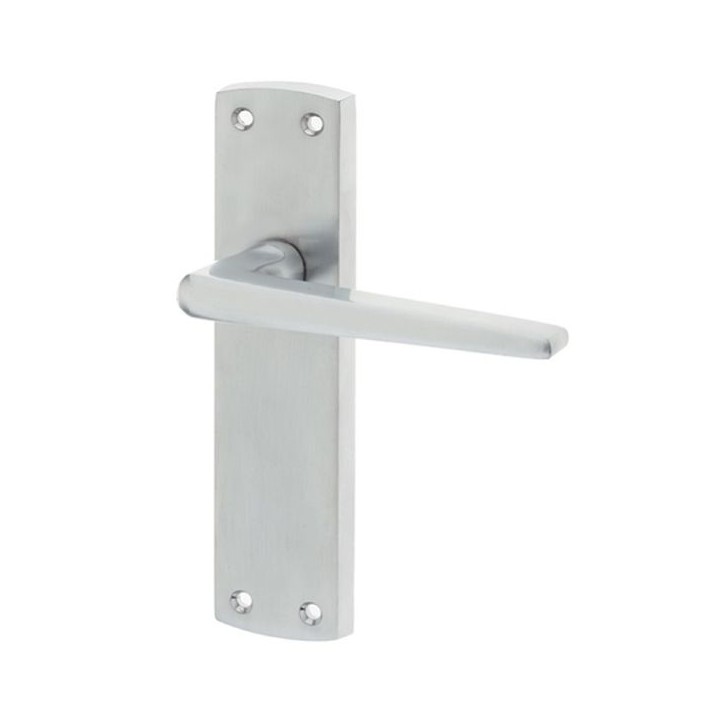 Frelan Hardware Jedo Bray Lever Latch Handle Set Satin Chrome