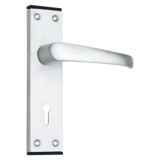 4Trade Oxford Lever Lock Satin Anodised Aluminium