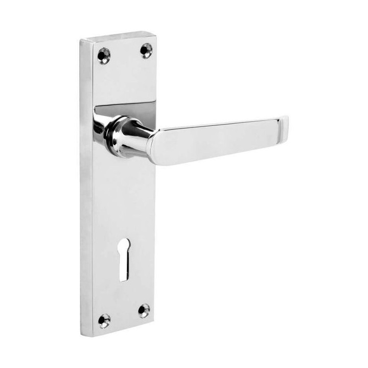 4Trade Victorian Lever Lock Handle Chrome