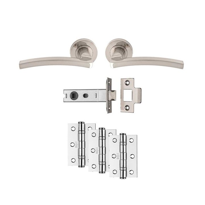 Carlisle Brass Tavira Latch Pack - Ultimate Door Pack - Satin Chrome
