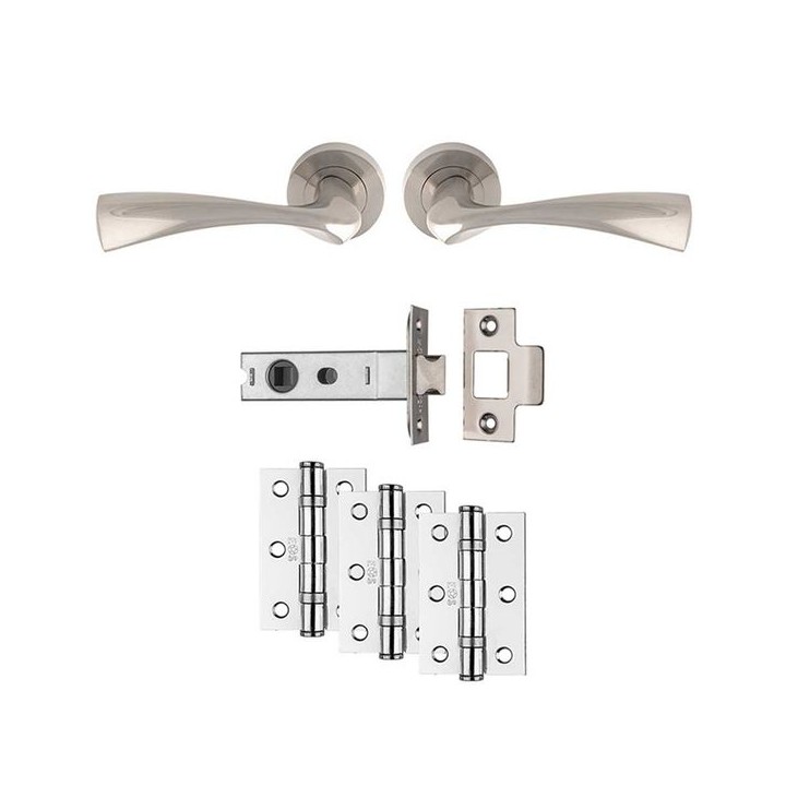 Carlisle Brass Sintra Latch Pack - Ultimate Door Pack - Satin Nickel