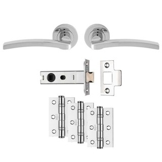 Carlisle Brass Tavira Latch Pack - Ultimate Door Pack - Polished Chrome