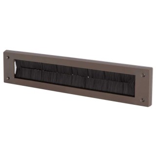 Stormguard Letterbox Plate Brush Draught Excluder Brown