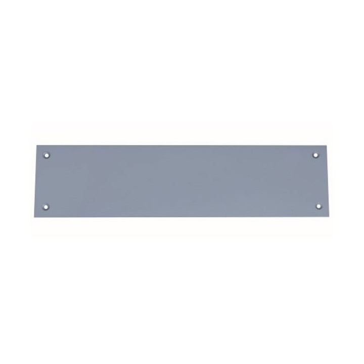 4TRADE Finger Plate Satin Anodised Aluminium 300mm x 75mm 802530