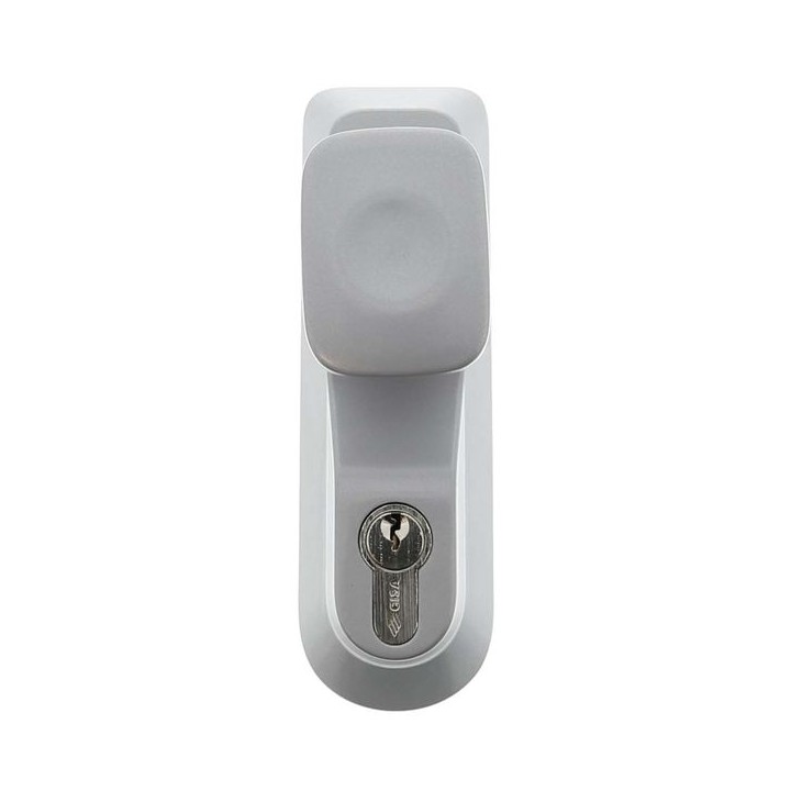Briton Outside Access Handle Knob Silver - 1413.EKE