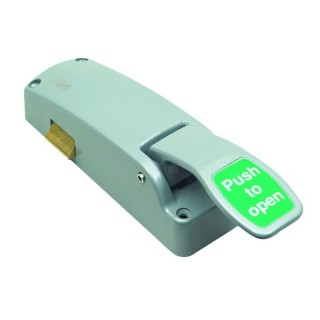 Briton Panic Push Pad "Push to Open" Silver - 1438.RSE