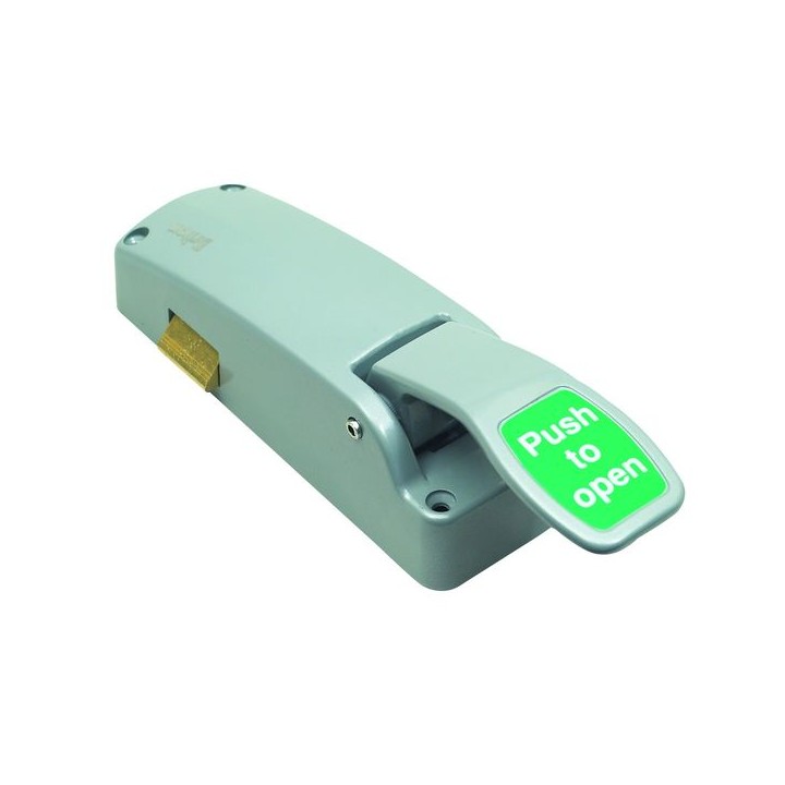 Briton Panic Push Pad "Push to Open" Silver - 1438.RSE