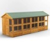 18 x 6 Power Apex Double Door Potting Shed