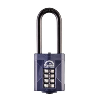 Squire Combination Padlock with extra long shackle 50mm