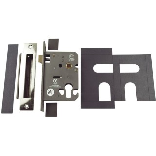 4FireDoors Sashlock Euro Profile Stainless Steel 76mm
