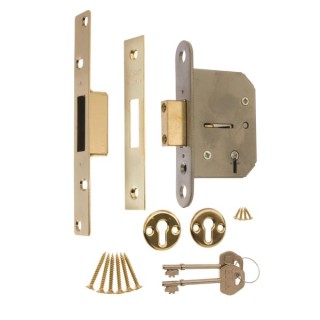 Era 301-62 Viscount 5 Lever Deadlock Chrome 75mm
