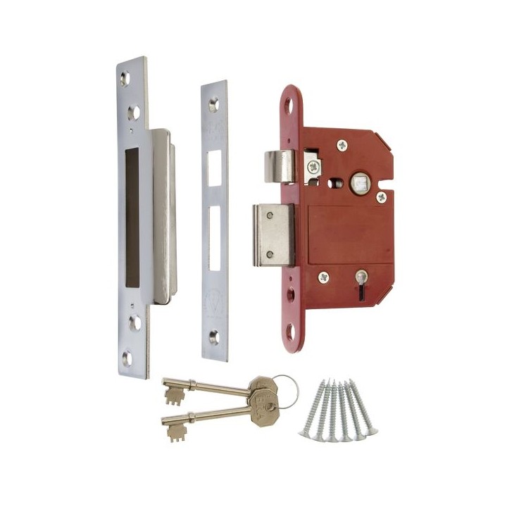 Era 262-62 British Standard 5 Lever Fortress Sashlock Chrome 64mm