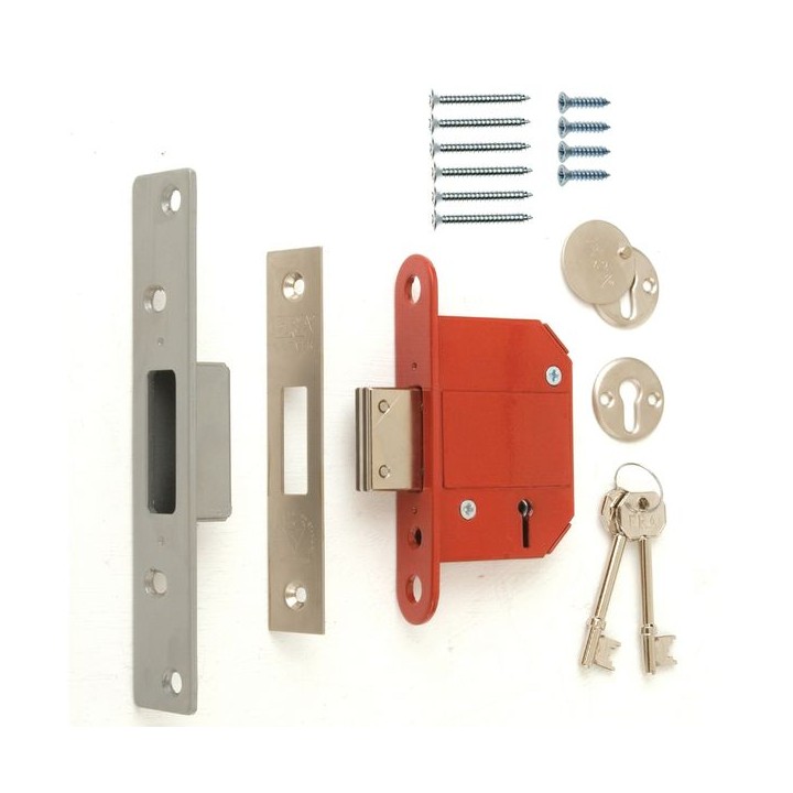 Era 261-62 British Standard 5 Lever Fortress Deadlock Chrome 64mm