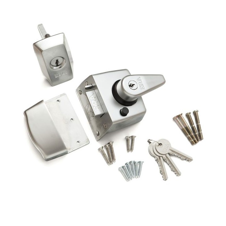 ERA 1930-35-1 British Standard High Security Nightlatch Satin Chrome 60mm