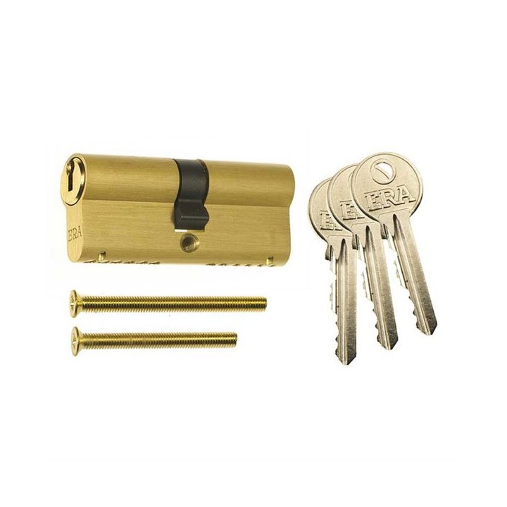 ERA 6 Pin Euro Double Cylinder with 3 Keys 40/40