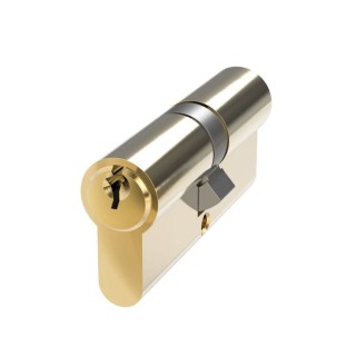 Mila Prolina 6 Pin Double Euro  Cylinder 40/40 Brass