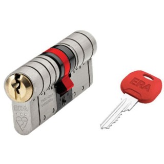 ERA 3 Star Fortress Double Cylinder Satin Nickel 40mm x 40mm BS-FOR-4040-DC-1